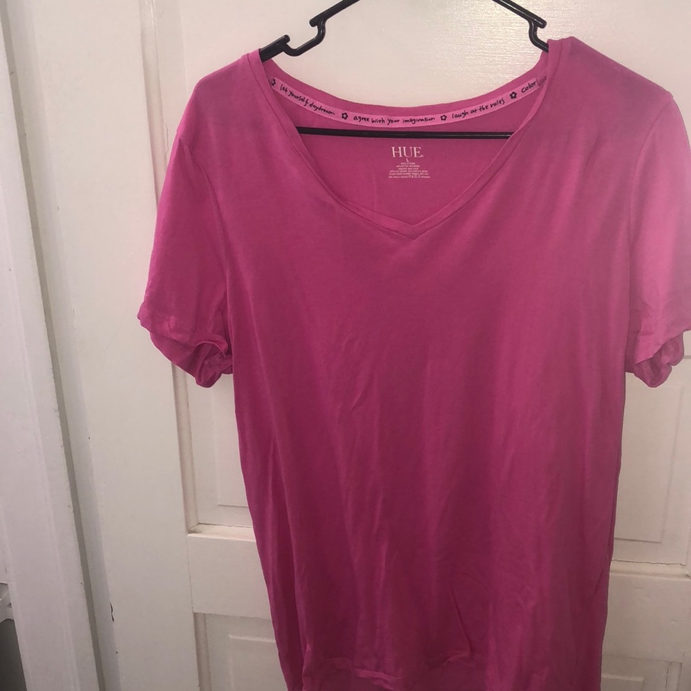Pink short sleeve top